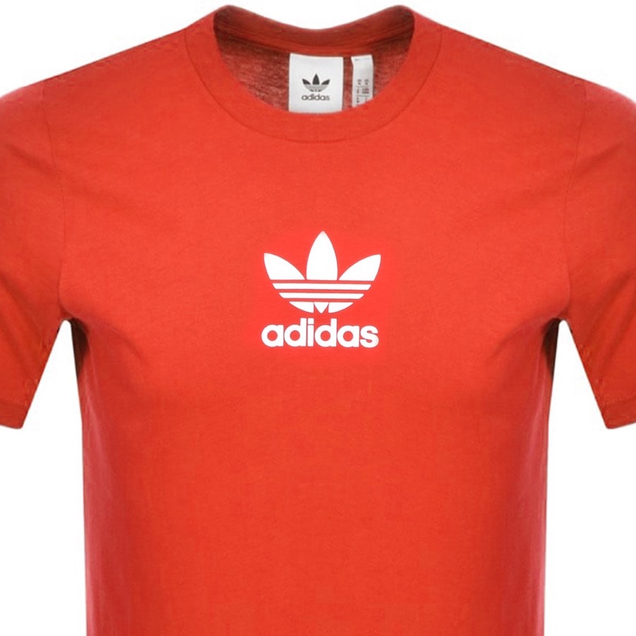 Alternative Image for Productadidas Originals Logo T Shirt Red2